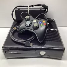 XBOX 360 S Console w/ Hand Controller & Cables, Working, Tested & Tagged TA#8669