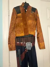 Star Wars Han Solo Costume Adult Men Size Small JUMPSUIT Disney Rubies