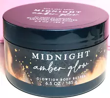 *NEW*MIDNIGHT AMBER GLOW ~ GLOWTION BODY BUTTER ~ Bath & Body Works