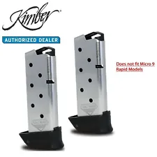 Lot (2) Kimber Micro 9, (TacMag™) 9mm 7-Round Magazines 1200851A