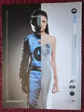 2007 MOTOROLA MOTO Wireless Print Ad ~ DANICA PATRICK Indy Car Race Driver