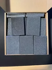 Set of 45 Foam Blocks - Approx. 8.5 cm x 6 cm x 1 cm - Various Uses