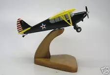 O-58 Grasshopper Aeronca O58 Airplane Desktop Dry Wood Model Large Free Shipping