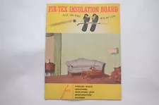 FIR-TEX Insulation Board Ad Booklet Brochure (Dant & Russell, Portland, Oregon).