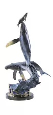 Humpback Trio Wyland Bronze Sculpture