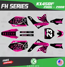 Graphics Kit for Kawasaki KX450F (2006-2008) FH-Magenta