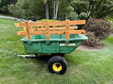 JOHN DEERE 10 cu. ft. Poly Utility Cart with side rails