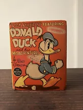 BIG LITTLE BOOK~DONALD DUCK & HIS (MIS)ADVENTURES~COPYRIGHT 1937~WALT DISNEY