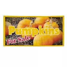 Vinyl Banner Multiple Sizes Pumpkins for Sale Advertising Printing Business