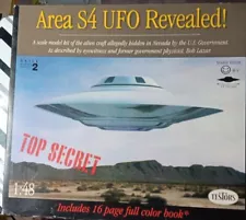 TESTORS Area S4 UFO Revealed 1:48 Scale Model Kit 576 MISSING PIECES COLORING BK