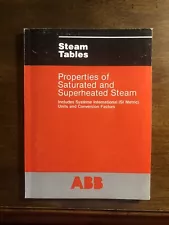 Steam Tables ABB Paperback Book Used Very Good Condition