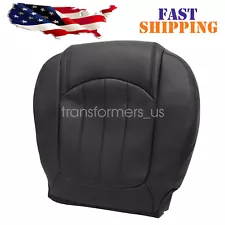 For 2008-2012 Buick Enclave Driver Bottom Perforated Leather Seat Cover Black