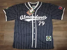 NWT Almendares Alecranes Scorpians Cuban League Baseball Jersey L Cuba Sewn Rare