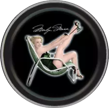 Stash Tins - Marilyn Monroe Chair 3.5" Round Storage Container