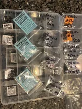 fly tying bulk lot hooks, dub, sissors, rod building etc bulk lot