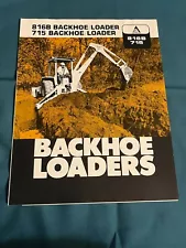 816B Backhoe 715 Loader Allis Chalmers Sales Specification Brochure