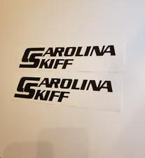 Carolina Skiff Decal Sticker 24" PAIR / DLV DLX JVX JV J Series Boat Flats BEST