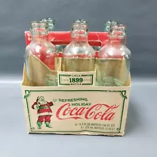 Coca Cola 1899 Circa Bottle Limited Edition Refreshing Holiday 6 pack Bottles^