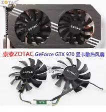 Zotac GeForce GTX 970 4GB graphics card cooling dual fan GA81O2U