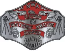 NWA Television Championship Belt Sticker (3.9 x 3 in)