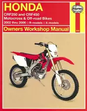 Honda Crf250 and Crf450 Motocross & Off-Road Bikes: 2002 Thru 2006 R-Models, X