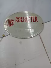 Vintage Rochester Root Beer Keg Plate Sign