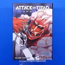 Attack on Titan Manga Limited Edition HARDCOVER Omnibus Vol. 1 2 3