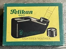 Pelikan Fountain Pen Travel Inkwell 660 in Original Box