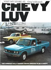 Original 1977 Chevrolet Luv Pickup Truck sales brochure, catalog