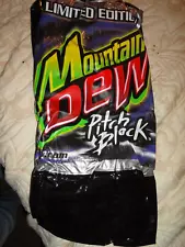 2004 Mt. Dew "Pitch Black" limited edition inflatable collectible vinyl bottle