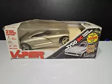 Vintage Tyco Silver Dodge Viper Radio Control RC