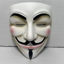 V for Vendetta Mask Guy Anonymous Hacker Halloween Cosplay Party Props Heavy