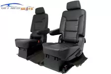 GMY Yukon Denali Rear Bucket Seats BLACK Suburban 2020 2019 2018 2017 2016 2015 (For: 2018 GMC Yukon XL Denali)