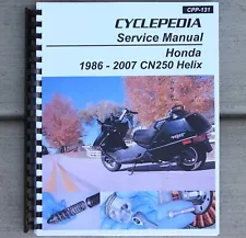 1986-2007 Honda Helix 250 Scooter SERVICE & REPAIR MANUAL (For: 2007 Honda)