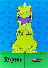 STAND UP - REPTAR The Dinosaur #79 Cut Out 1997 RuGrAtS Nickelodeon Cards NM/M*