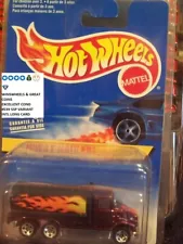 1996 HOT WHEELS #539 -4 HIWAY HAULER 5SPK MALAYð°ððINTL LG CA PETERBILT TANK