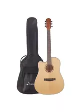 Donner Left Handed Acoustic Guitar Kit for Beginner Adult Full Size DAG-1CL