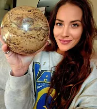 HUGE Natural Stone Sphere Crystal Ball Quartz Jasper Decor Healing 3125 GRAM A