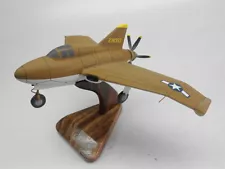 Northrop XP-56 Black Bullet Airplane Desk Wood Model Regular New Free Shipping