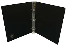 3 Ring Binder for 5.5x8.5 Stamp Dealer Sales Pages For Large Size Sheets Black