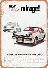 METAL SIGN - 1977 Chevy Monza Mirage Vintage Ad