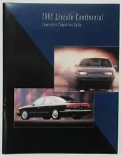 1995 Lincoln Continental Competitive Comparison Guide for Sale Consultants