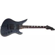 Schecter Avenger Standard Guitar, Rosewood, Roasted Maple, Charcoal Satin