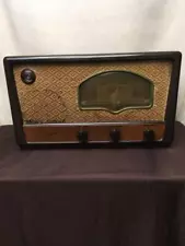 Retro Radio Wooden Case Old