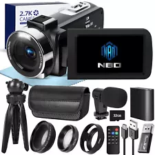 NBD Video Camera Camcorder 2.7K YouTube Vlogging Camera 3.0" IPS 42MP Digital