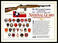 1991 IVER JOHNSON M1 .30 Carbine National Guard Commemorative Rifle PRINT AD