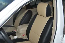 IGGEE S.LEATHER CUSTOM SEAT COVERS FOR SATURN VUE 2008-2011 13COLORS AVAILABLE