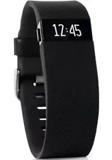 Fitbit ChargeHR Black Small Large X-Large Wireless Heart Rate & Activity Tracker