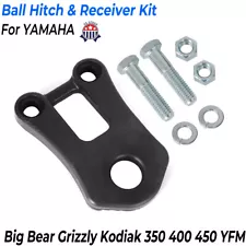 For YAMAHA Big Bear Grizzly Kodiak 400 450 Ball Hitch & Receiver YFM ATV