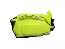 Arcadia Trail High Visablity Dog Life Jacket Neon Yellow Flotation Harness MED